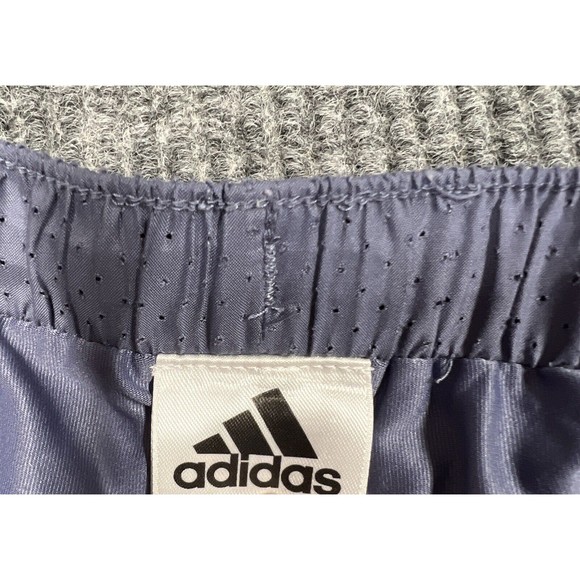Adidas Running Shorts Womens Large 12/14 Gray with‎ Green Side Stripes Athletic - Picture 4 of 10